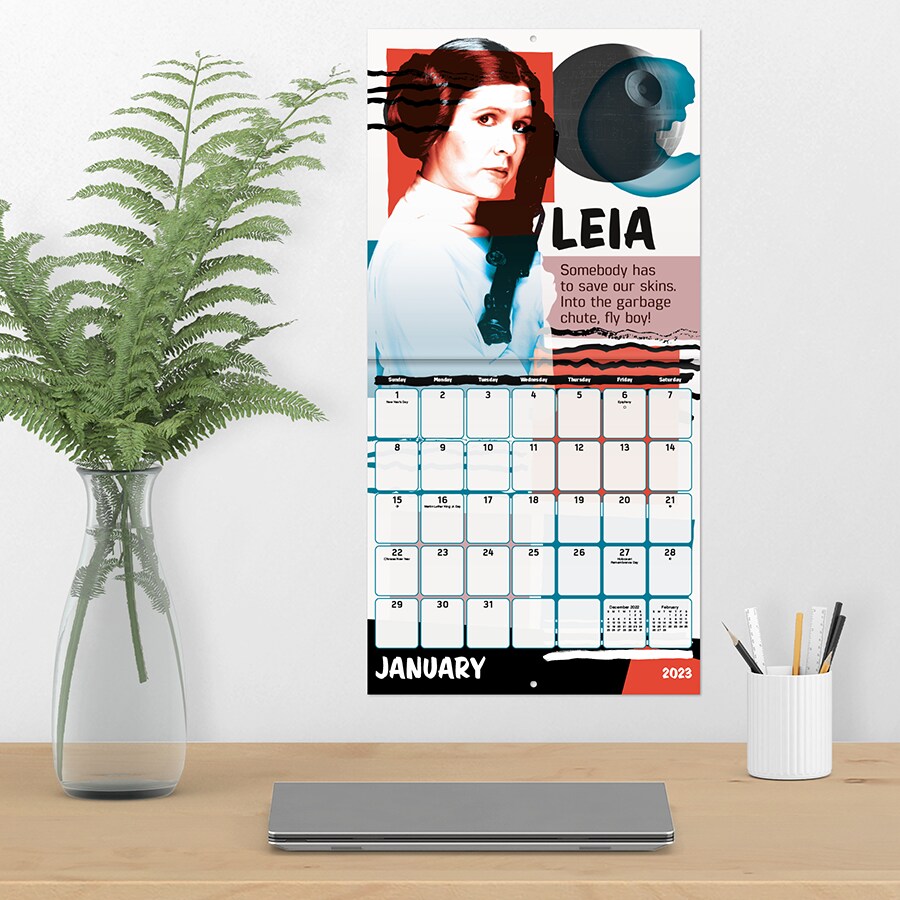Trends International: 2023 Star Wars: Women of the Galaxy Wall Calendar