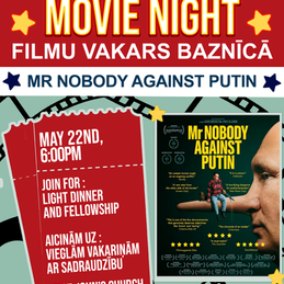 MOVIE NIGHT MAY 22ND 6PM