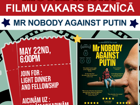 MOVIE NIGHT MAY 22ND 6PM