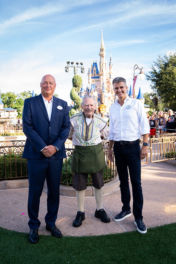 Bob Chapek, Alex and Josh D'Amaro