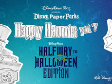 Disney Parks Blog Presents Disney Paper Parks: Happy Haunts Edition Designed by Walt Disney Imagineering, Part 7