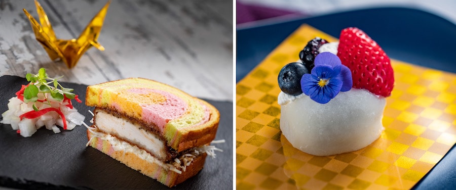 Rainbow Katsu Sando and Ichigo Daifuku