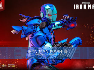 Previews of the new Hot Toys Exclusive 1/6th scale Iron Man Mark III (Stealth Mode Version) 2.0 Collectible Figure!