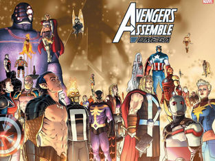 BEHOLD THE FINAL CHAPTER OF JASON AARON’S EPIC AVENGERS RUN IN AVENGERS ASSEMBLE OMEGA!