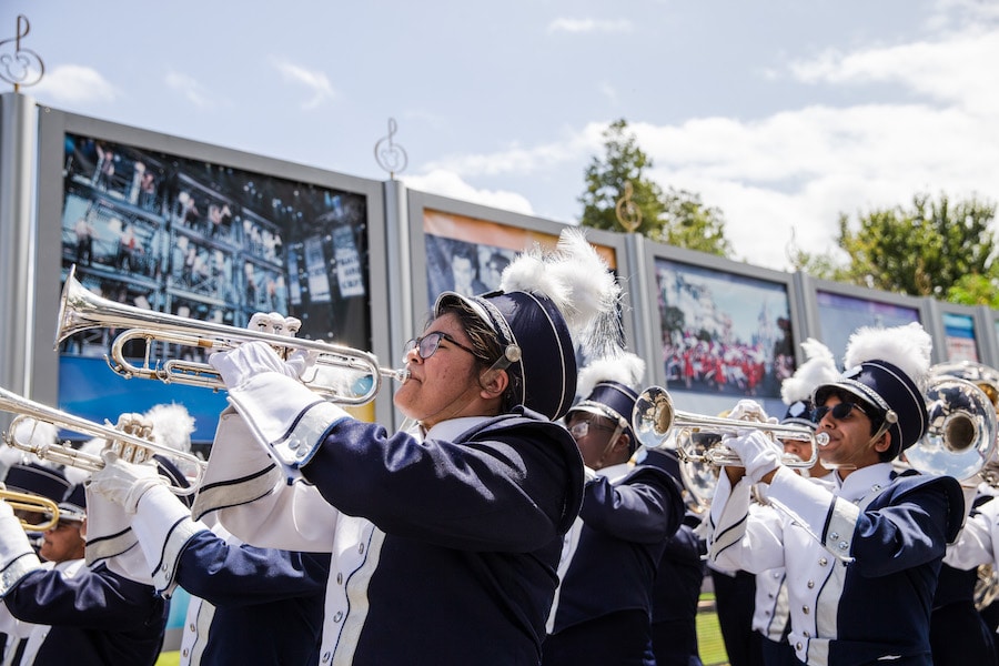Disney Destination Gatherings - a band playing instruments