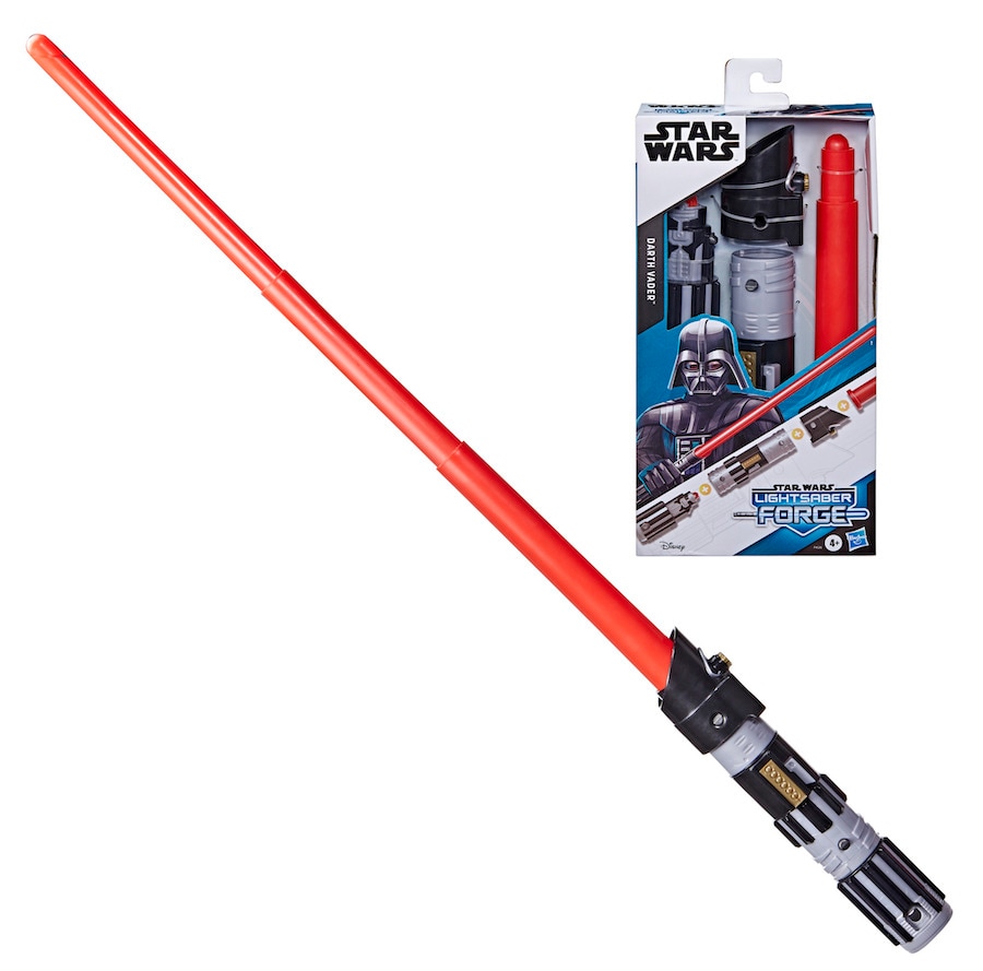  Star Wars Lightsaber Forge Darth Vader Electronic Extendable Red Lightsaber
