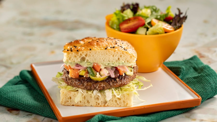 Greek-inspired Mediterranean Burger
