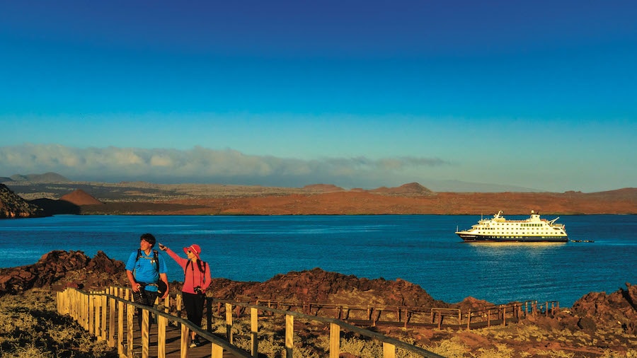 On the Trail, Bartolome Island, Galapagos National Park, Galapagos Islands, Ecuador