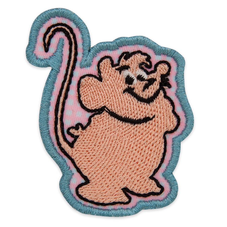 Embroidered patch inspired by Disney films