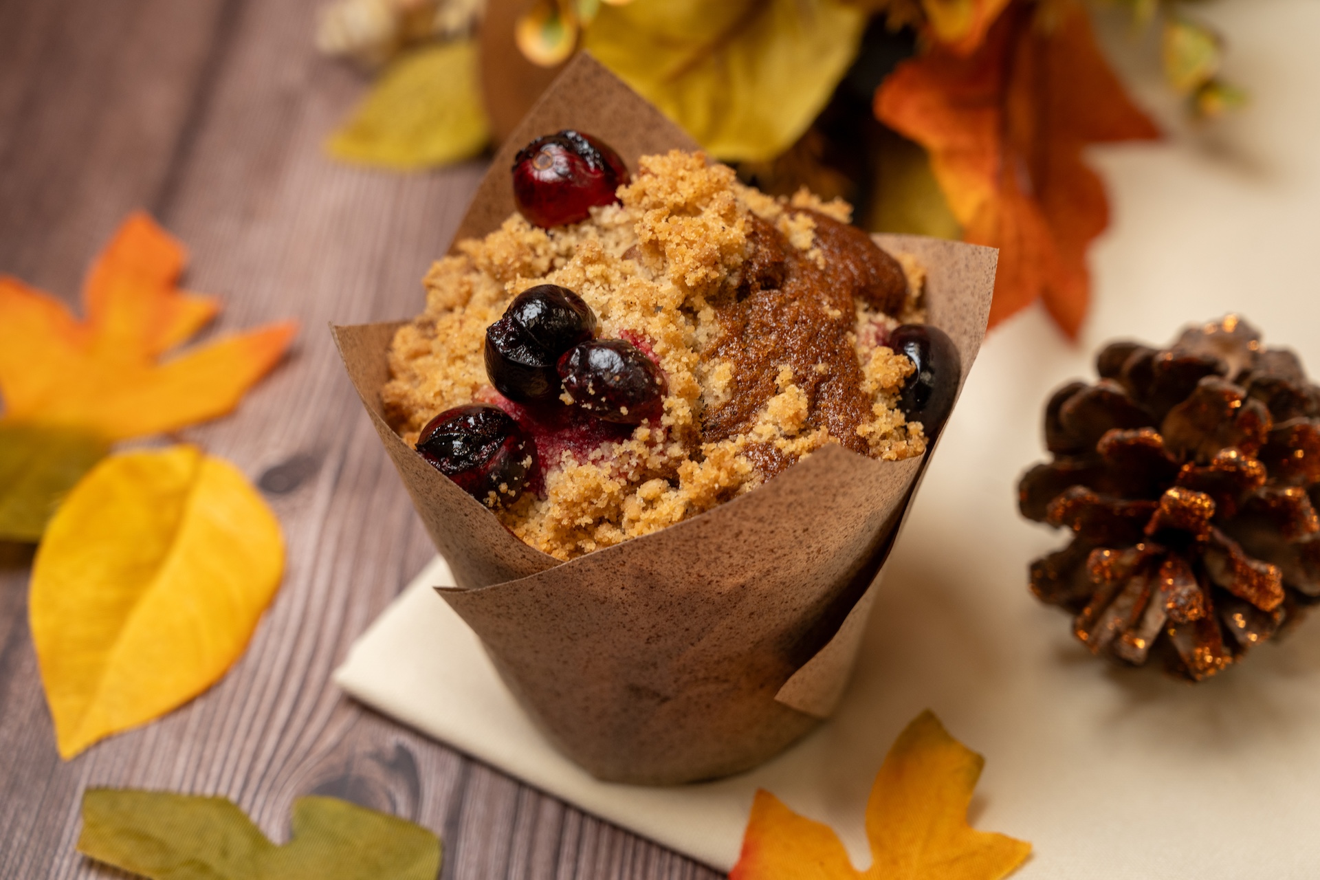 Pumpkin-Cranberry Muffin