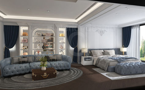 【#獨棟豪宅 |法式臥房俯瞰綠意美景】