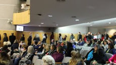 업데잇 2: SB673 공청회 방의 모습: 오전 9시