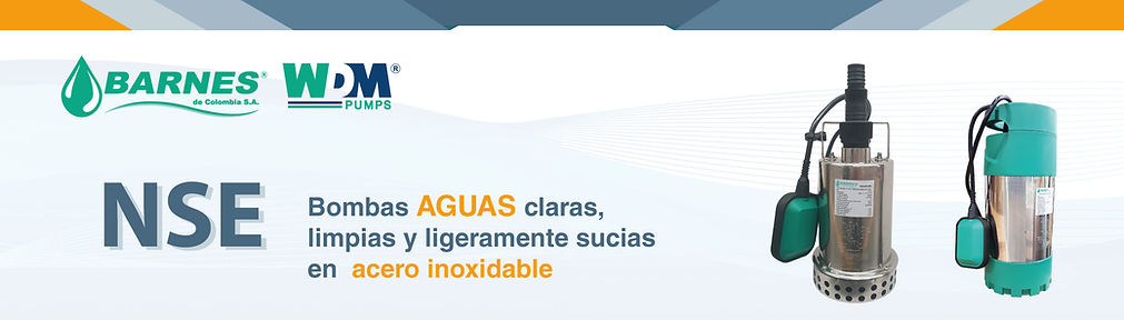 Bombas Aguas Claras, limpias y ligeramente sucias