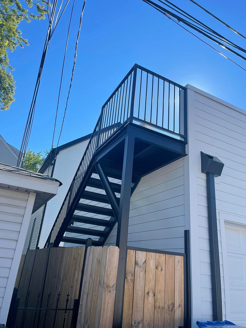 Rear Stairs
