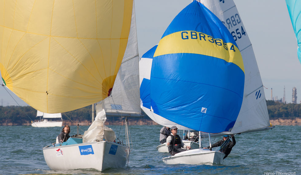 Sailing in the Solent
