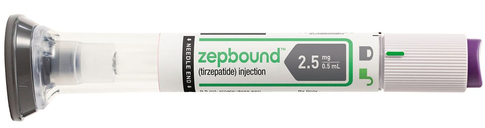 Zepbound for weight loss and obesity management. Injectable Tirzepatide