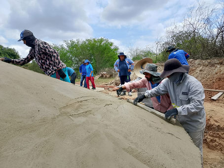 Projeto Passarin realiza capacitação de pedreiros/as de cisternas e fortalece a renda e a segurança hídrica em Paulo Afonso/BA