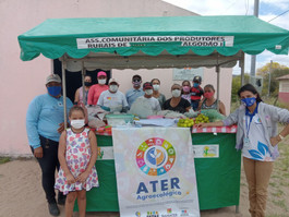 Feira local do Projeto ATER Agroecologia une a comunidade e estimula a comercialização