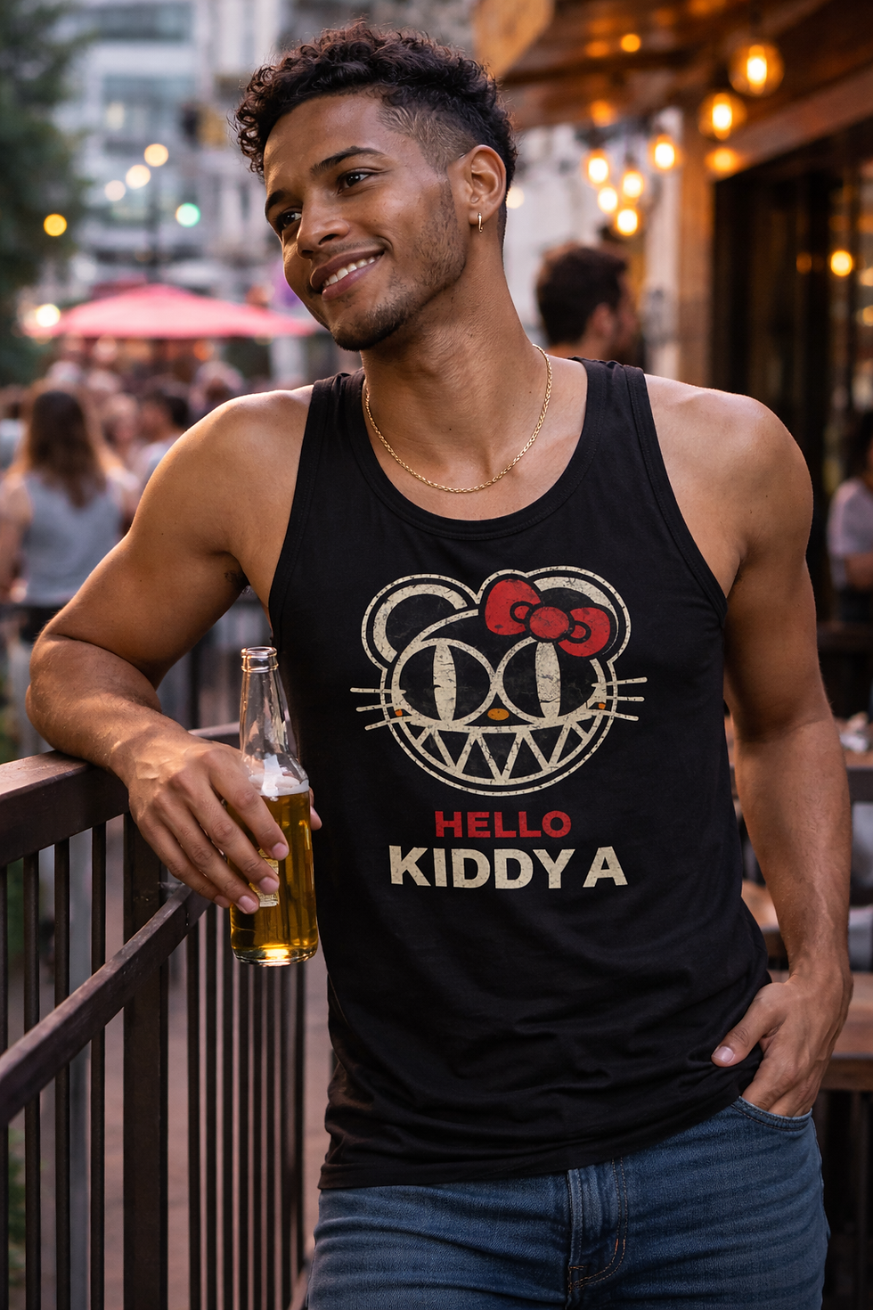 Thumbnail: HELLO KIDDY A – Graphic Tank Top