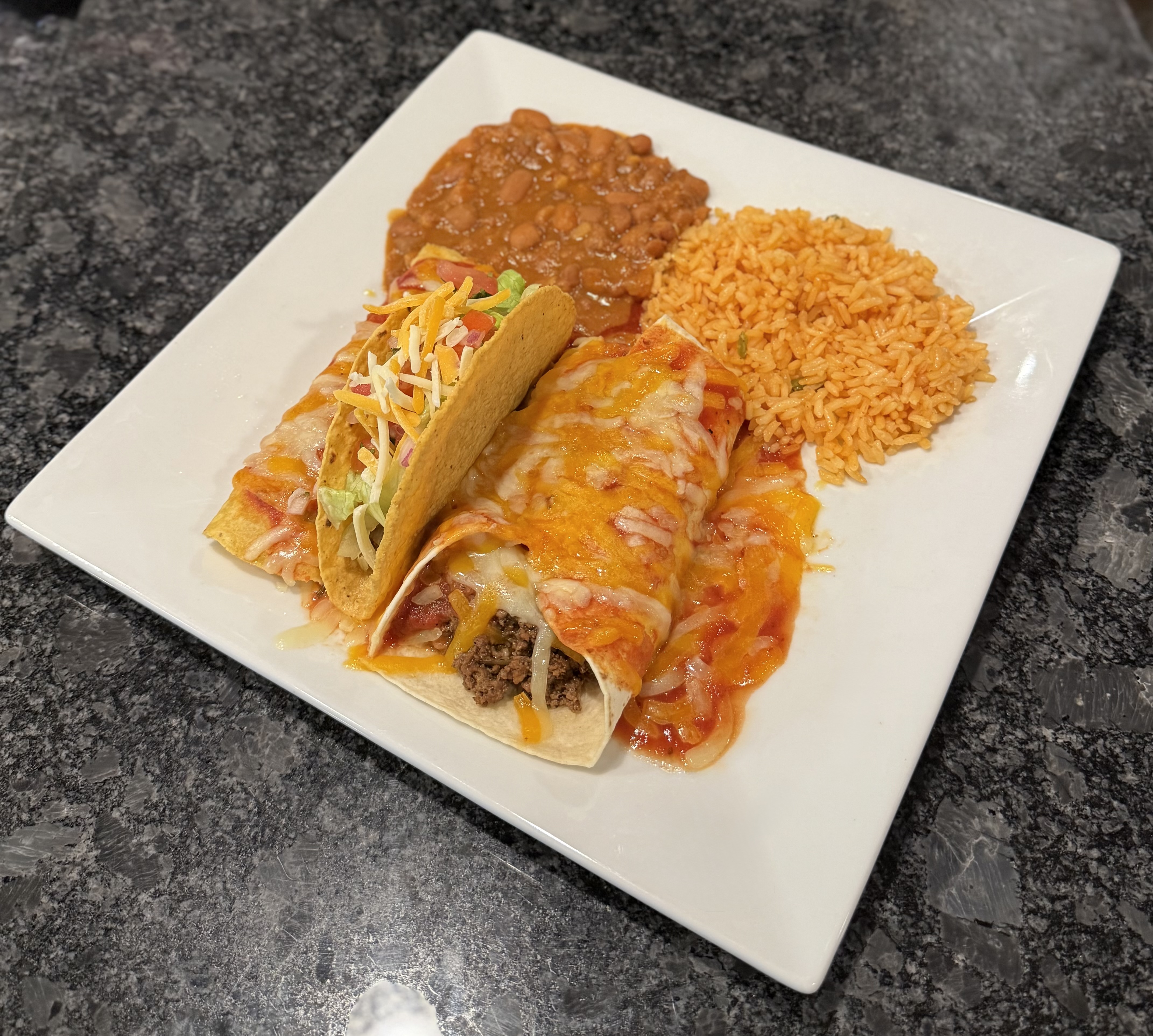 Arranged Food and Objects