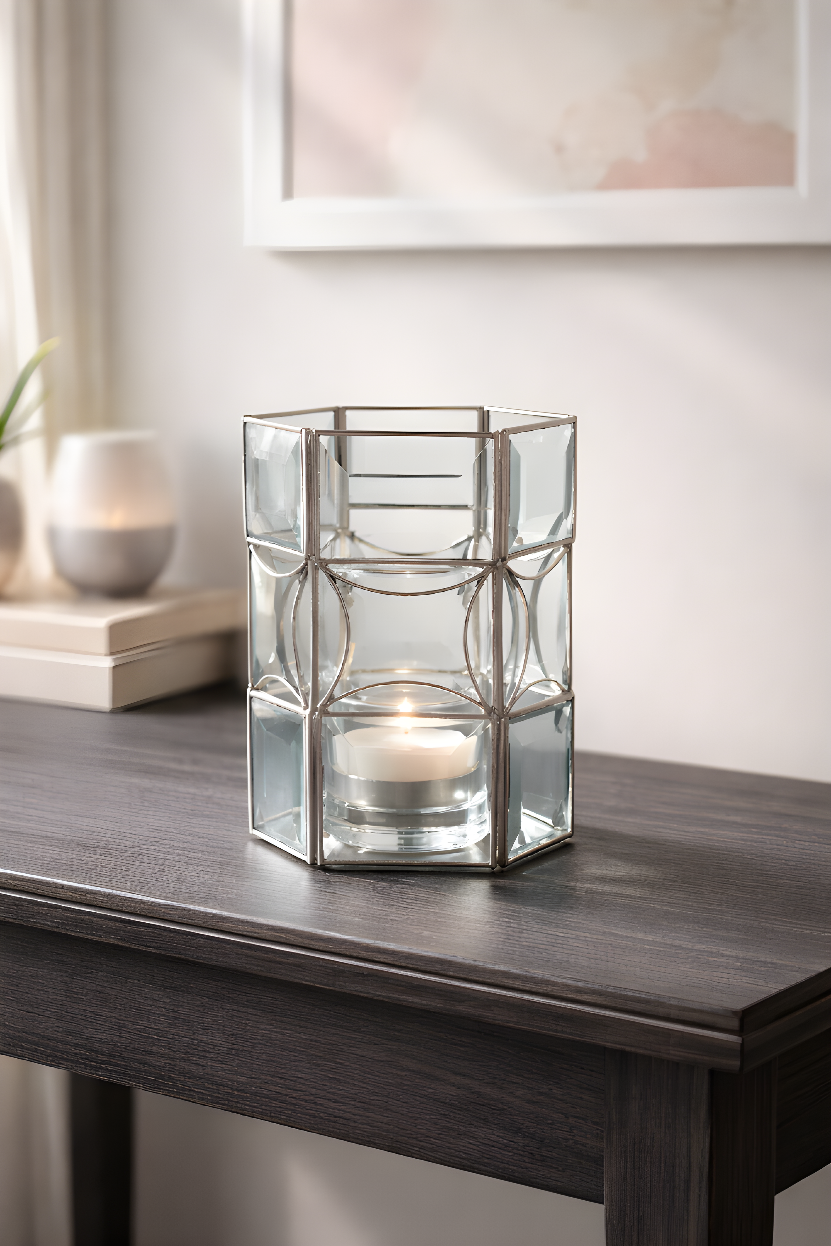 Handmade Glass Luminary Lantern