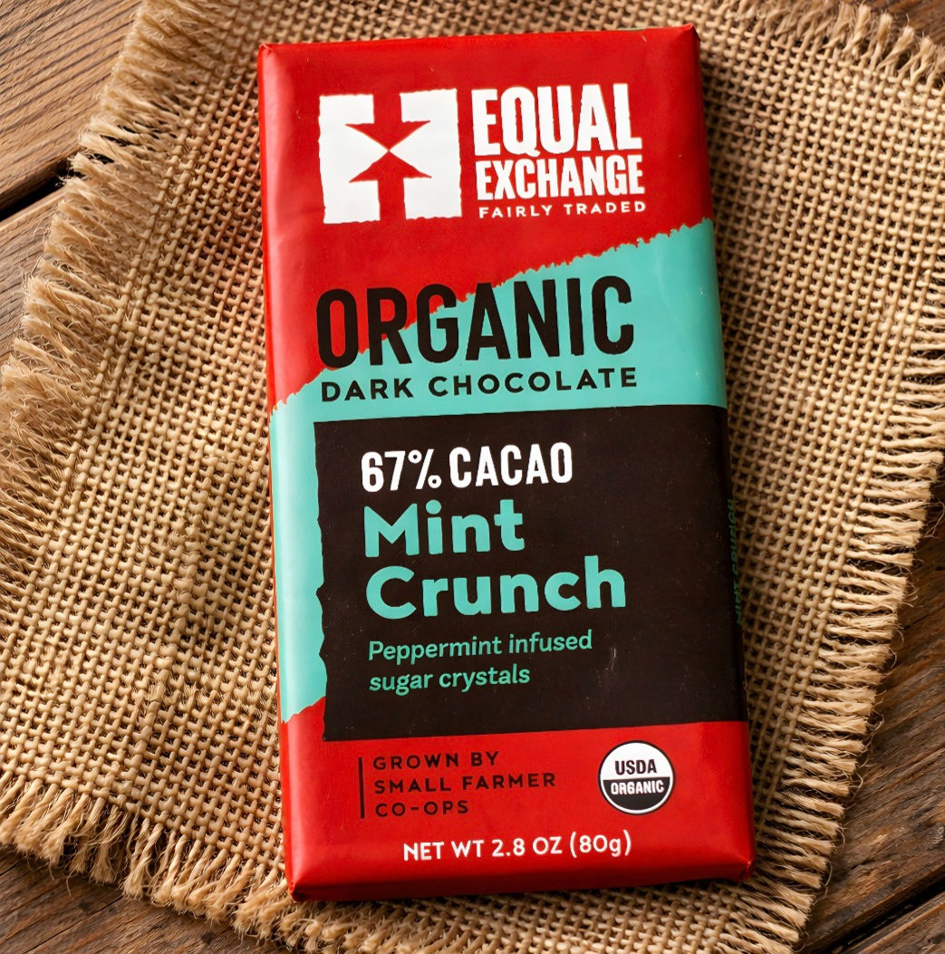 Organic Mint Crunch Dark Chocolate