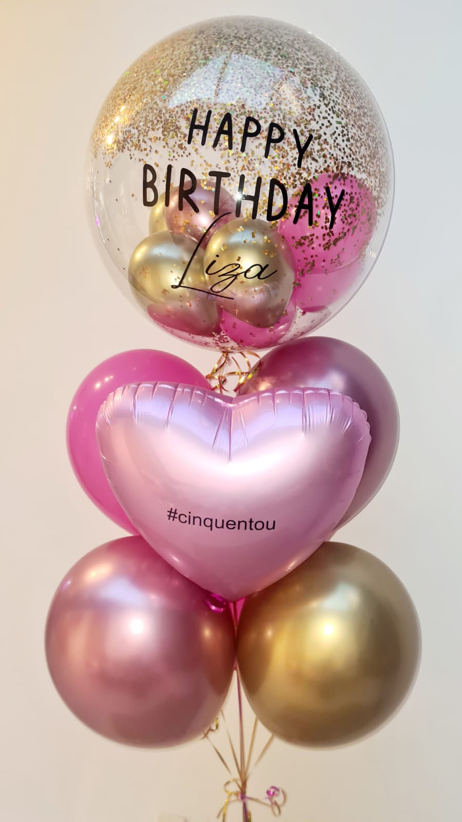 Miniatura: ARRANJO PERSONALIZADO COM GÁS HÉLIO - A PARTIR DE R$ 150,00! CONSULTE!!!