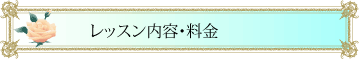レッスン内容・料金