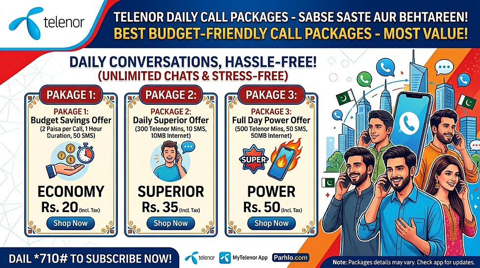 Best Telenor Daily Call Packages for Budget-Friendly Calling
