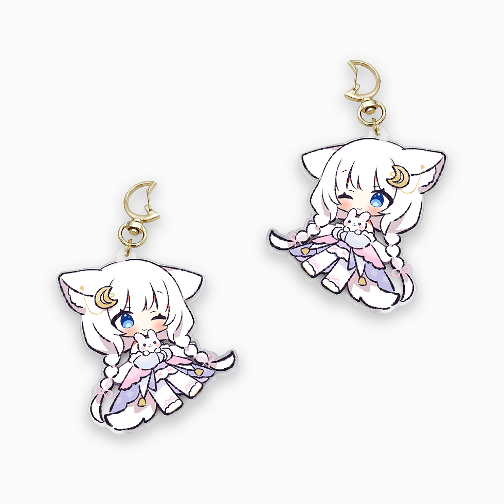 Nyubun Bunny Acrylic Keychain
