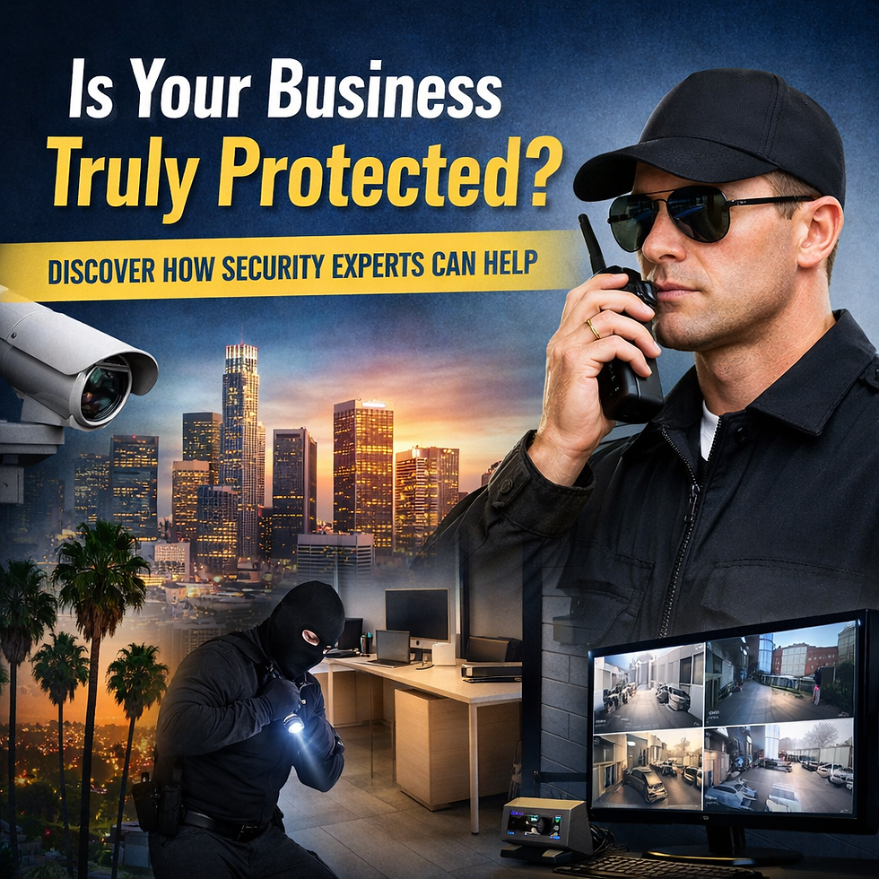 Is Your Los Angeles Business Really Safe? Here's What a Security Company Can Do