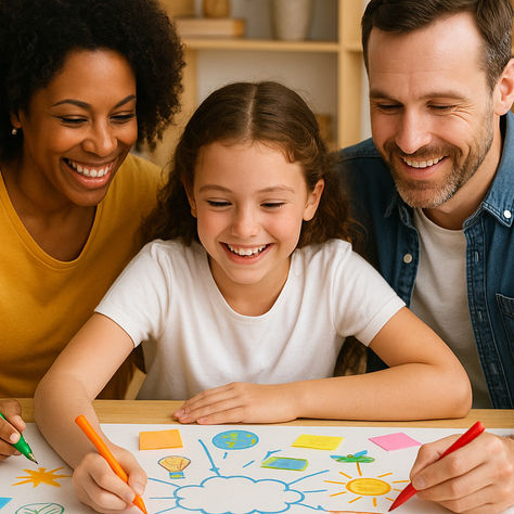 Crianza consciente y creatividad infantil