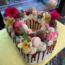 Customized letter cake