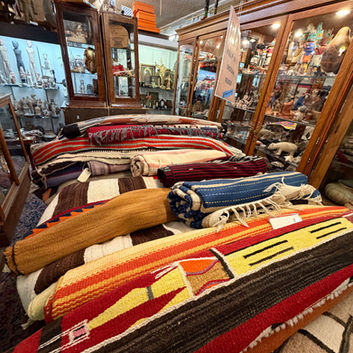 Native American rugs Santa Fe consignment sale