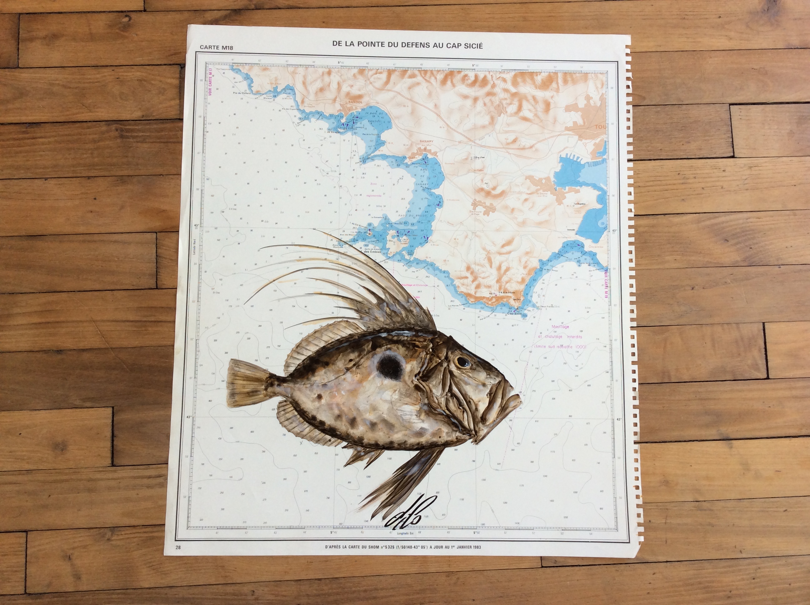 Saint pierre sur carte d’atlas IGN
