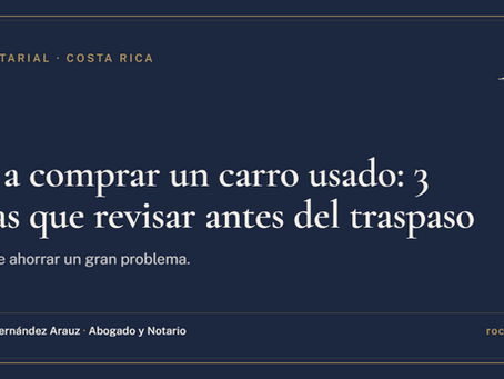 Portada del artículo: Vas a comprar un carro usado, 3 cosas que revisar antes del traspaso