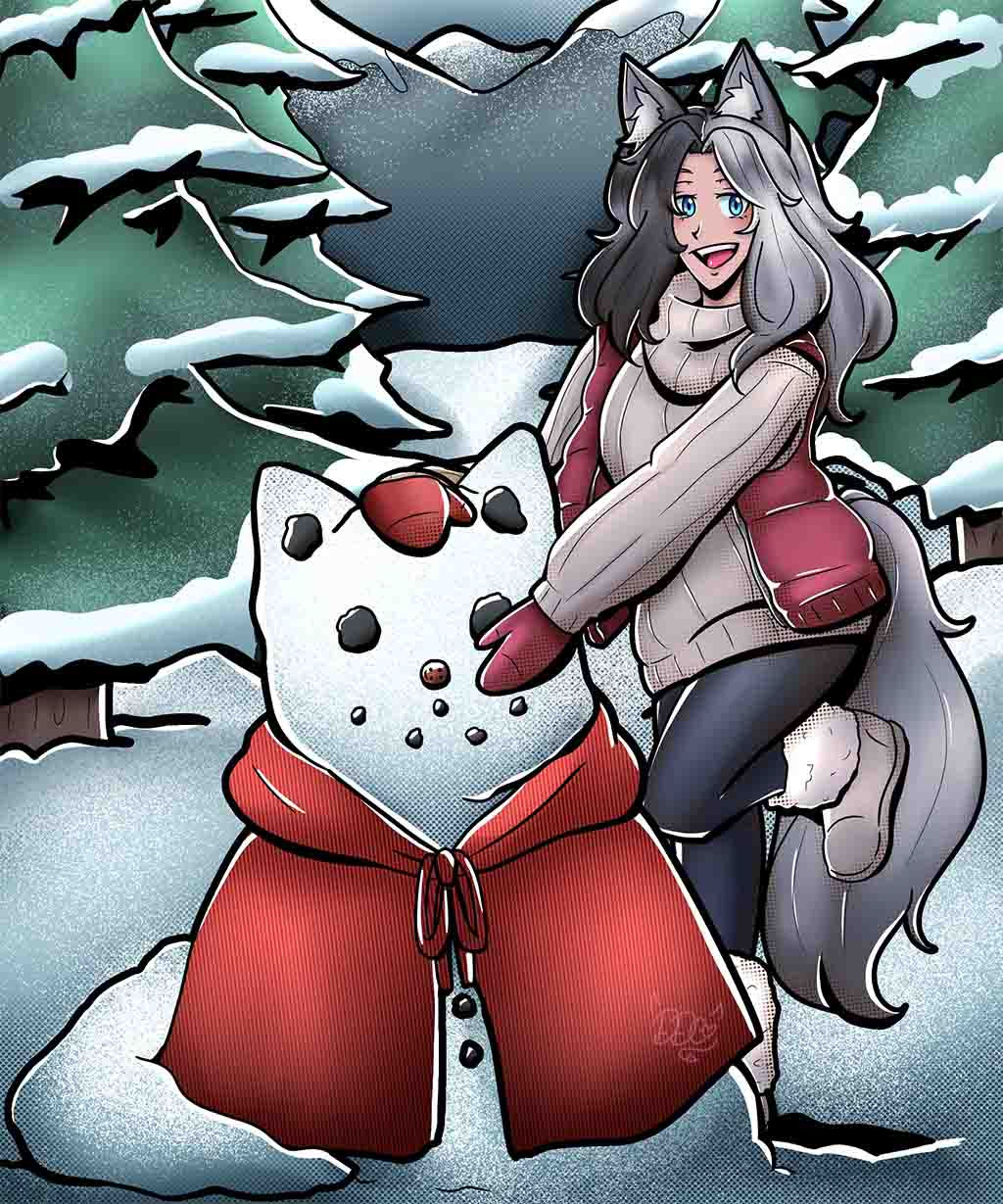 Marina's Snowcat Prints