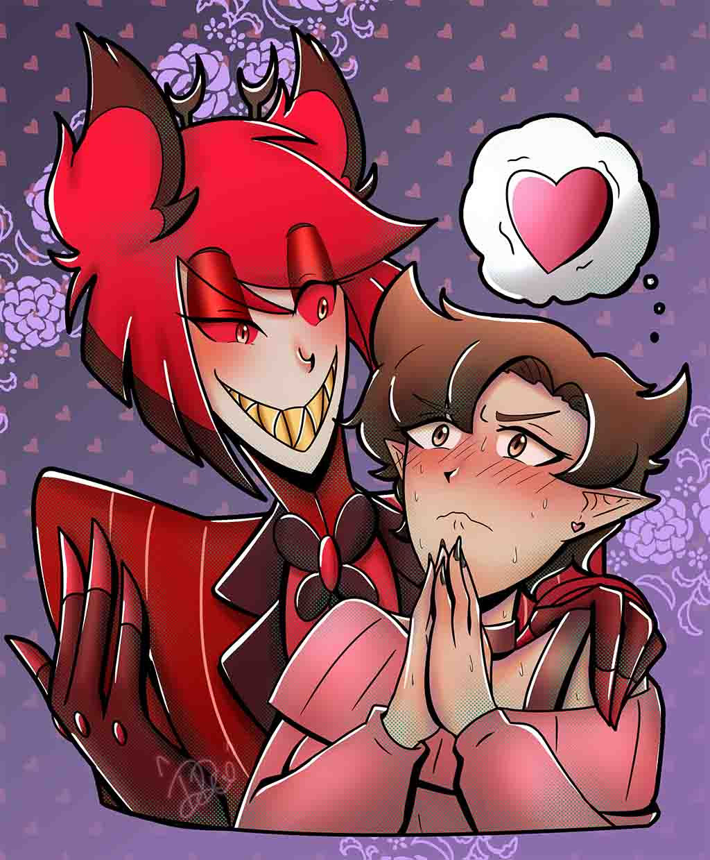 Blushing Devie Prints