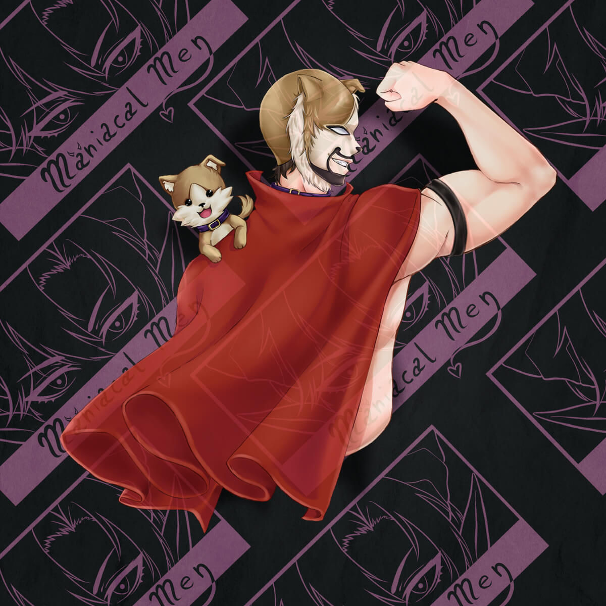 Animal Lover Wrestler Sticker