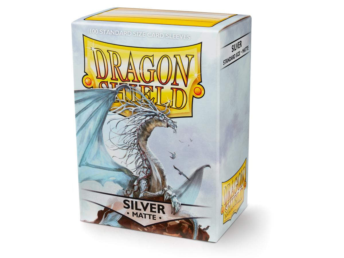 Micas Dragon Shield Silver Matte 'Caelum'