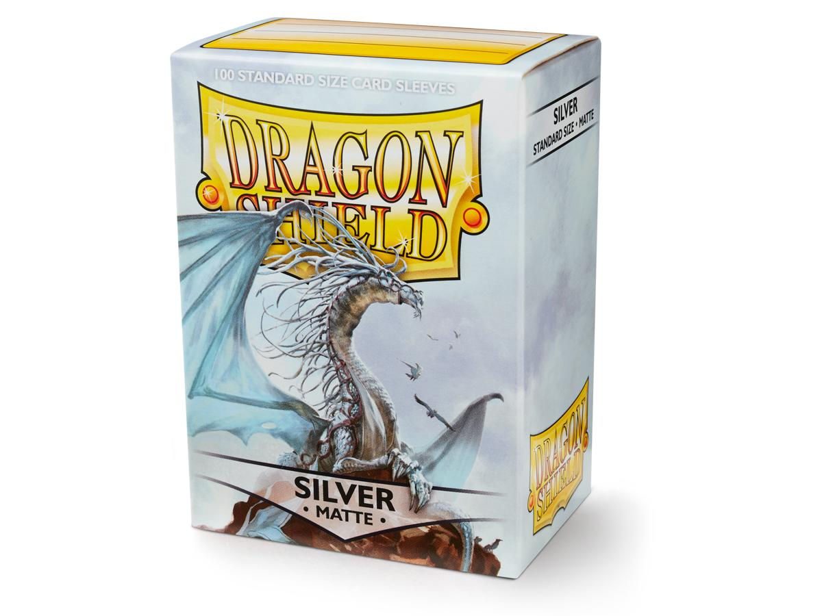 Micas Dragon Shield Silver Matte 'Caelum'