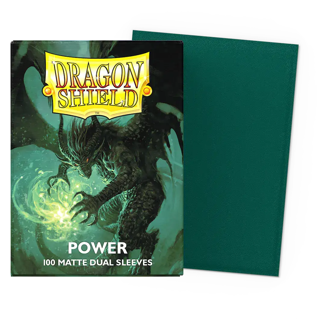 Micas Dragon Shield Power - Matte Dual Sleeves - Standard Size