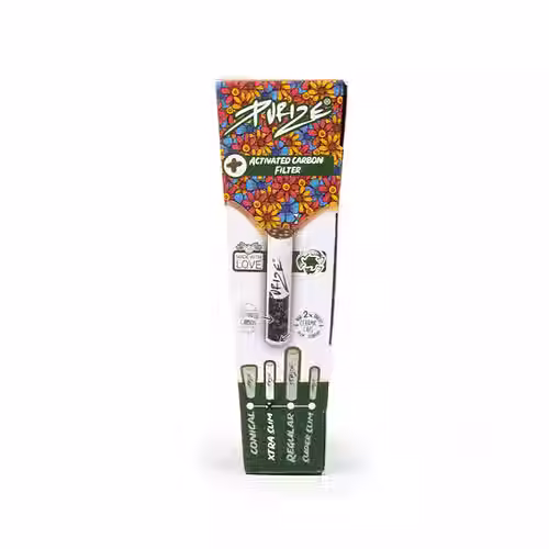 3 PURIZE® Pre-rolled Cones mit XTRA Slim Aktivkohlefiltern – ungebleicht, geschmacksneutral & ready to smoke