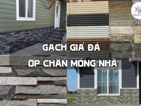 Những Mẫu Gạch Giả Đá Ốp Chân Móng Nhà Đẹp, Tốt