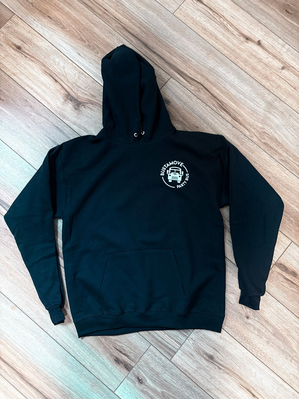 Thumbnail: Black Hoodie | White Logo