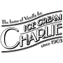 Ice Cream Charlie logo black and white