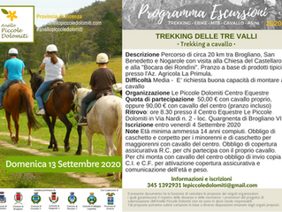 Trekking delle tre valli