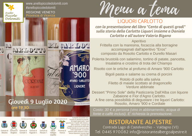 Menu a Tema - Liquori Carlotto