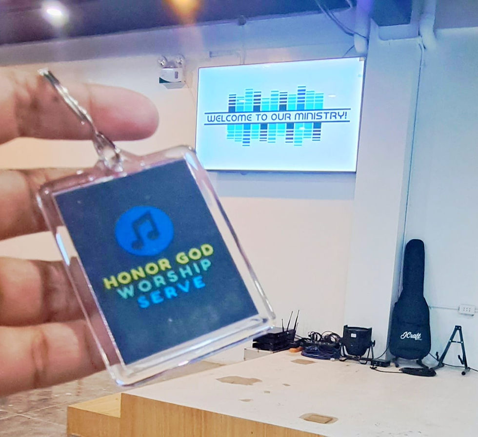 Honor God. Worship. Serve.