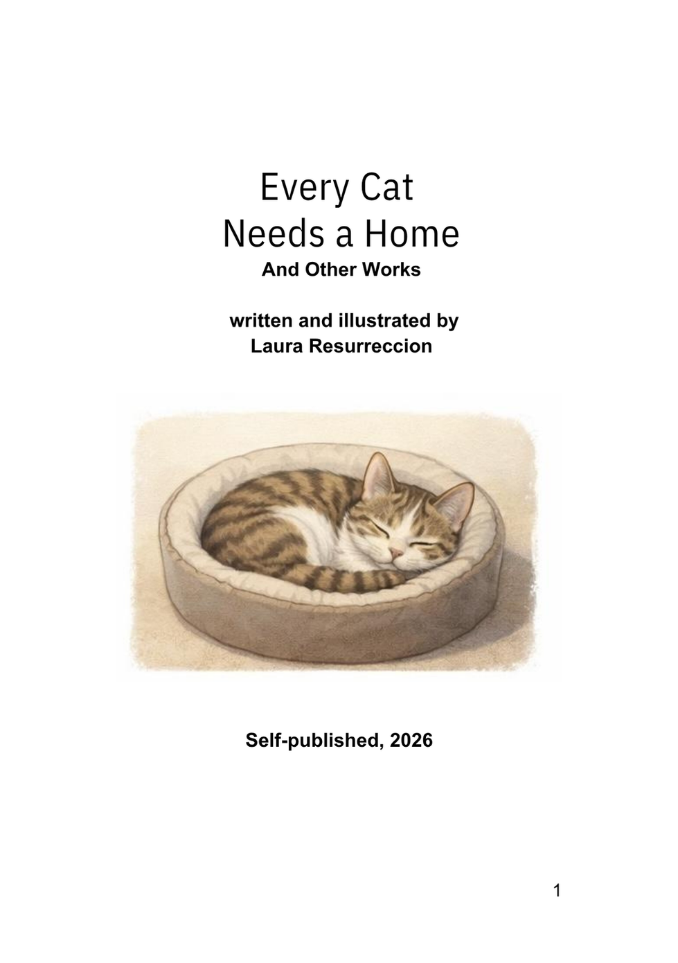 cat in cozy cat bed